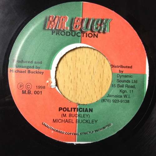 Cover Michael Buckley (2) - Politician (7) Schallplatten Ankauf