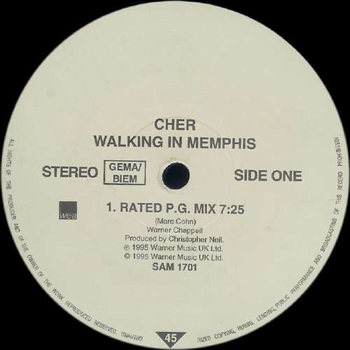 Cover Cher - Walking In Memphis (12, Promo) Schallplatten Ankauf