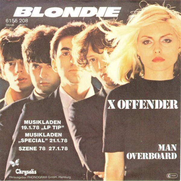 Cover Blondie - X Offender / Man Overboard (7, Single) Schallplatten Ankauf