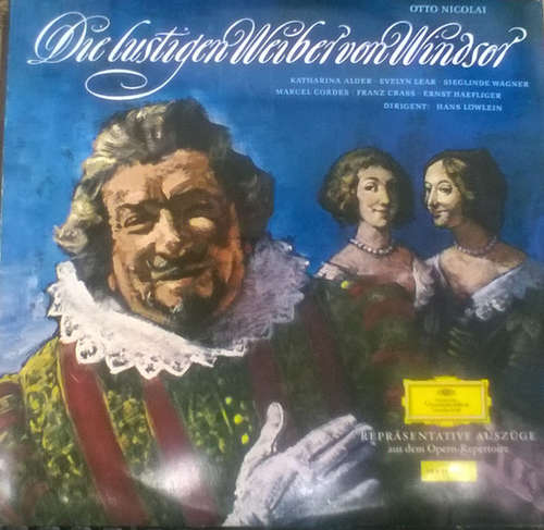 Cover Nicolai*, Bamberger Symphoniker, Hans Löwlein, Philharmonischer Chor Bamberg, Fritz Braun - Die Lustigen Weiber Von Windsor (LP, Mono) Schallplatten Ankauf