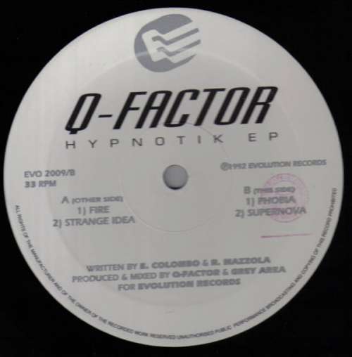Cover Q-Factor (2) - Hypnotik E P (12, EP) Schallplatten Ankauf
