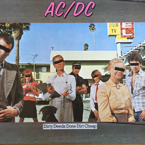 Cover AC/DC - Dirty Deeds Done Dirt Cheap (LP, Album) Schallplatten Ankauf