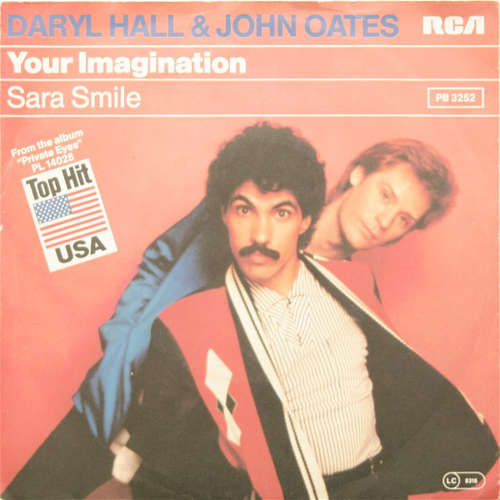 Cover Daryl Hall & John Oates - Your Imagination (7, Single) Schallplatten Ankauf