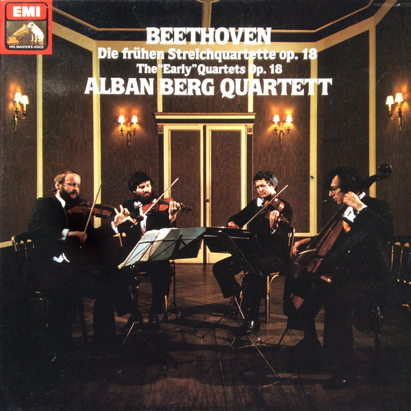 Cover Beethoven*, Alban Berg Quartett - Die Frühen Streichquartette Op. 18 = The Early Quartets Op. 18 (3xLP + Box) Schallplatten Ankauf