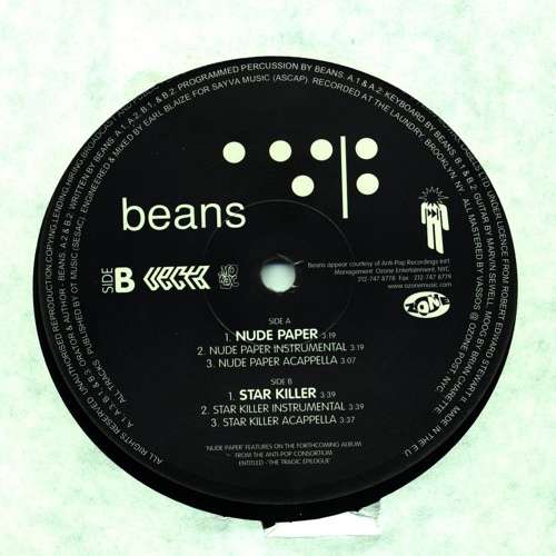 Cover Beans - Nude Paper / Star Killer (12) Schallplatten Ankauf