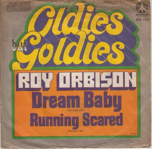 Cover Roy Orbison - Dream Baby / Running Scared (7) Schallplatten Ankauf