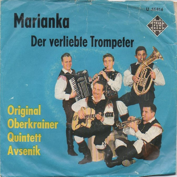 Cover Original Oberkrainer Quintett Avsenik* - Marianka (7, Single) Schallplatten Ankauf