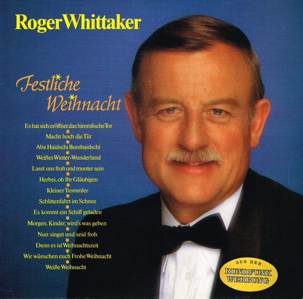 Cover Roger Whittaker - Festliche Weihnacht (LP) Schallplatten Ankauf