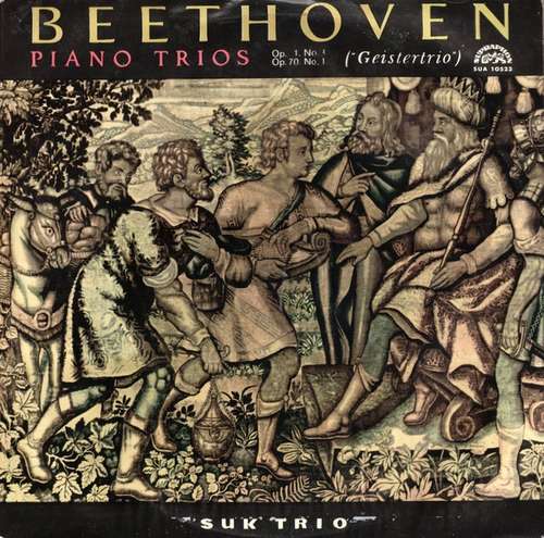 Cover Ludwig van Beethoven, Suk Trio - Piano Trios - Op. 1, No. 3 / Op. 70, No. 1 (Geistertrio)  (LP) Schallplatten Ankauf