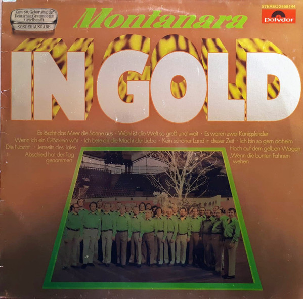 Cover Montanara Chor - In Gold (LP, Comp) Schallplatten Ankauf