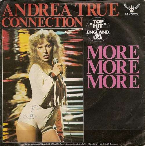 Cover Andrea True Connection - More, More, More (7, Single) Schallplatten Ankauf