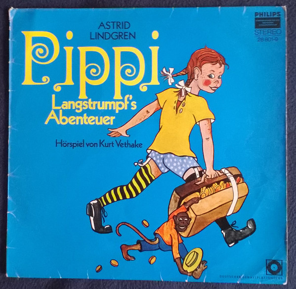 Cover Astrid Lindgren - Pippi Langstrumpf's Abenteuer (LP, Comp, Club) Schallplatten Ankauf