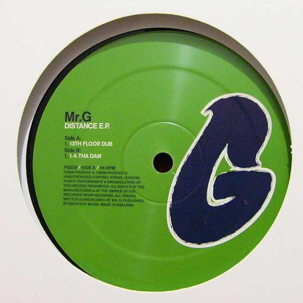 Cover Mr. G - Distance E.P. (12, EP) Schallplatten Ankauf