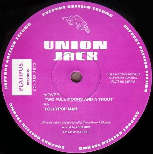 Cover Union Jack - Two Full Moons And A Trout / Lollypop Man (12) Schallplatten Ankauf