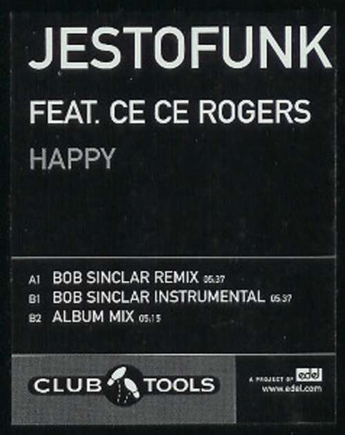 Cover Jestofunk Feat. Ce Ce Rogers - Happy (12) Schallplatten Ankauf