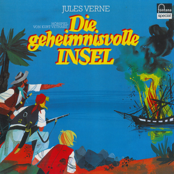 Cover Jules Verne (3) - Die Geheimnisvolle Insel (LP, RE) Schallplatten Ankauf