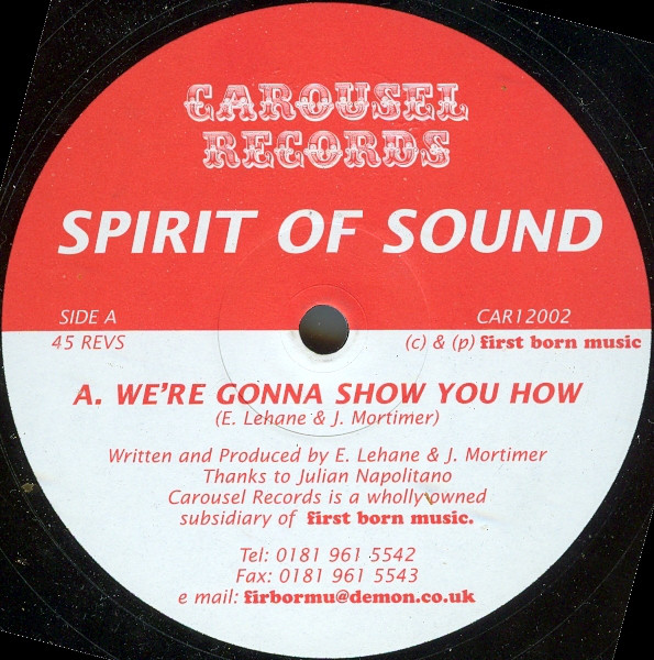 Cover Spirit Of Sound (2) - We're Gonna Show You How (12) Schallplatten Ankauf