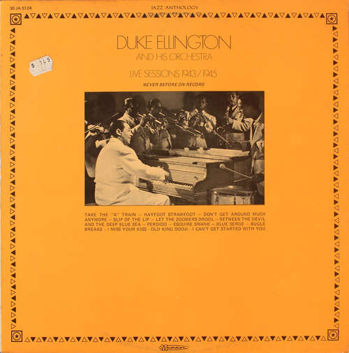 Cover Duke Ellington And His Orchestra - Live Sessions 1943/1945 (LP) Schallplatten Ankauf