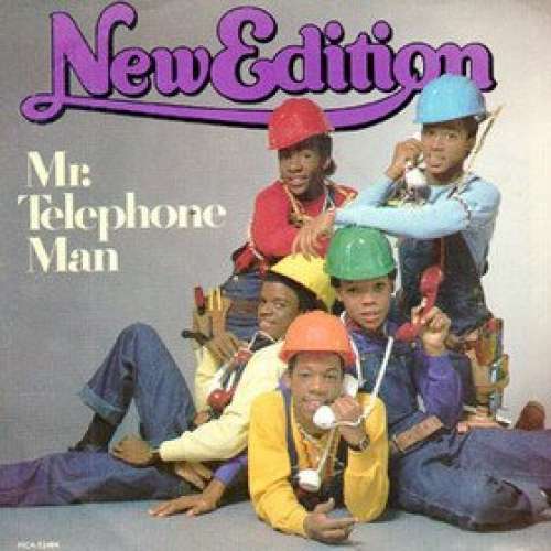 Cover New Edition - Mr. Telephone Man (12) Schallplatten Ankauf