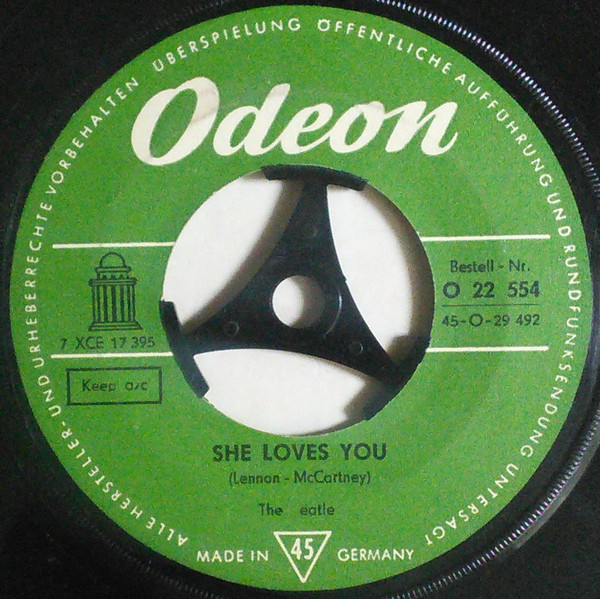 Cover The Beatles - She Loves You (7, Single, M/Print) Schallplatten Ankauf