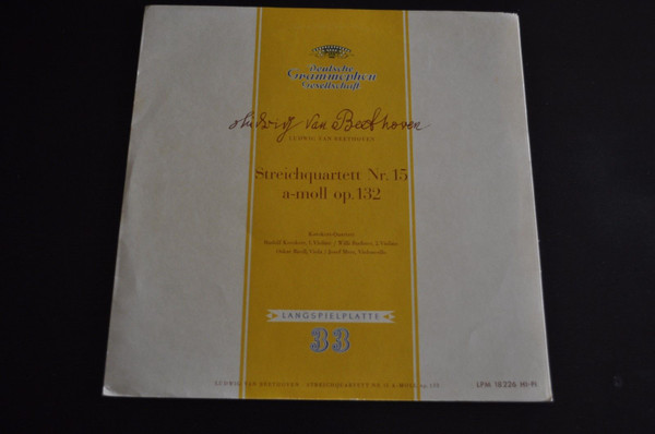 Cover Beethoven*, Koeckert-Quartett - Streichquartett N.15 A-Moll Op. 132 (LP, Album, Mono, Gat) Schallplatten Ankauf