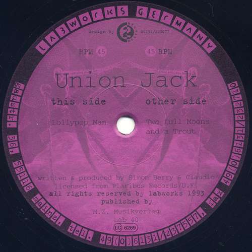 Cover Union Jack - Two Full Moons And A Trout / Lollypop Man  (12) Schallplatten Ankauf