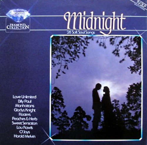 Cover Various - Midnight - 28 Soft Soul Songs (2xLP, Comp, Gat) Schallplatten Ankauf