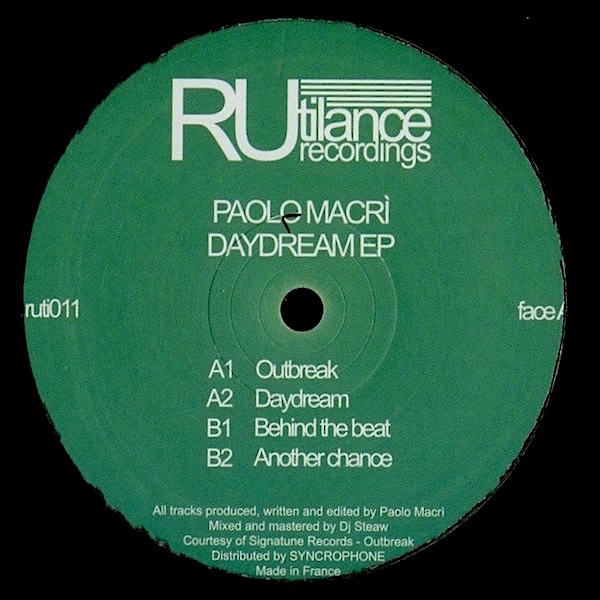 Cover Paolo Macrì - Daydream EP (12, EP) Schallplatten Ankauf