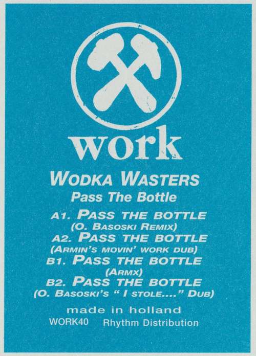 Cover Wodka Wasters - Pass The Bottle (12) Schallplatten Ankauf
