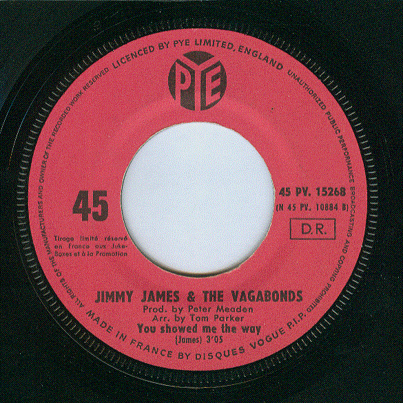 Cover Jimmy James & The Vagabonds - No Good To Cry (7, Single, Jukebox, Promo) Schallplatten Ankauf