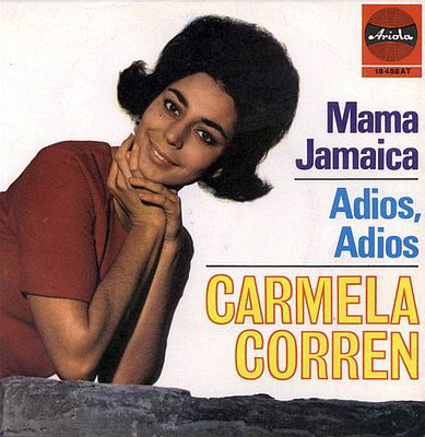Cover Carmela Corren - Mama Jamaica (7, Single, Mono) Schallplatten Ankauf