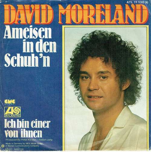 Cover David Moreland - Ameisen In Den Schuh'n / Ich Bin Einer Von Ihnen (7) Schallplatten Ankauf
