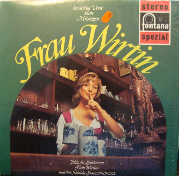 Cover John, Der Spielmann - Frau Wirtin - 60 deftige Verse Zum Mitsingen (LP, Album) Schallplatten Ankauf