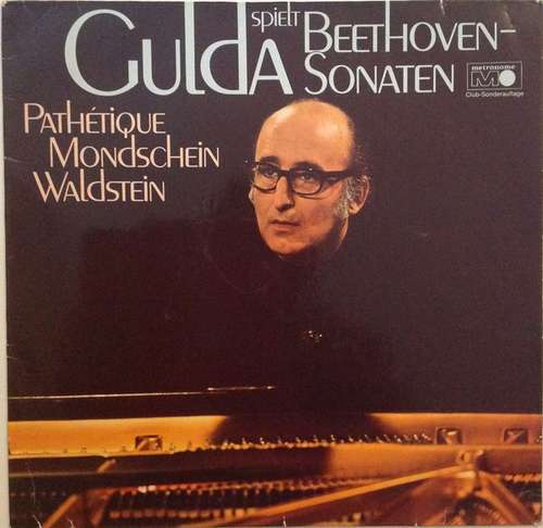Cover Beethoven*, Friedrich Gulda - Friedrich Gulda Spielt Beethoven Sonaten (Pathetique, Mondschein, Waldstein) (LP, Club) Schallplatten Ankauf