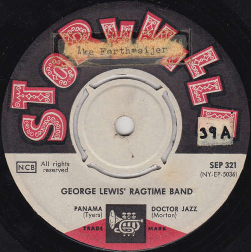 Cover George Lewis' Ragtime Band - George Lewis' Ragtime Band (7, EP) Schallplatten Ankauf