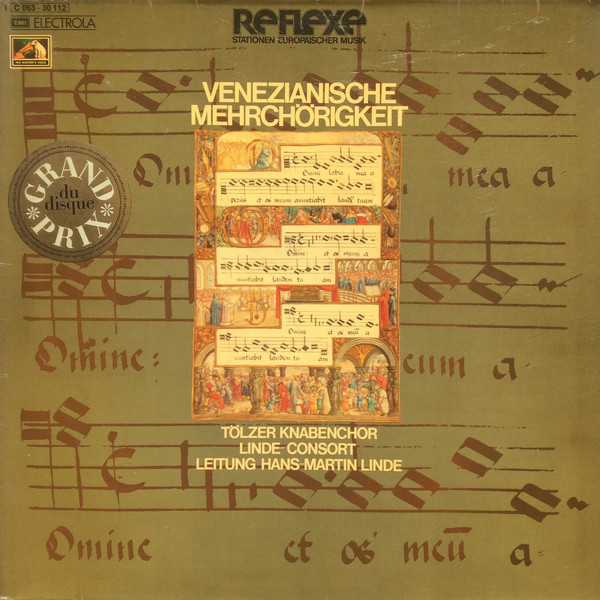 Cover Tölzer Knabenchor, Linde~Consort*, Hans~Martin Linde* - Venezianische Mehrchörigkeit (LP) Schallplatten Ankauf