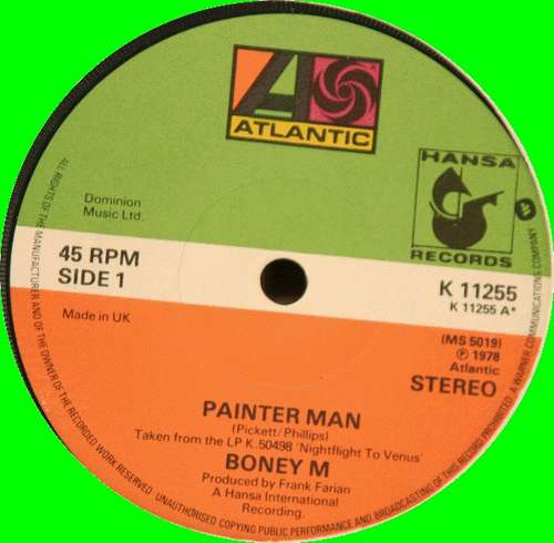 Cover Boney M. - Painter Man (7, Single) Schallplatten Ankauf