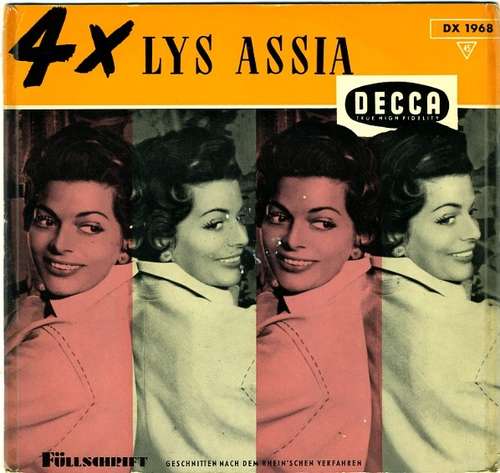 Cover Lys Assia - 4 X Lys Assia (7, EP, Mono) Schallplatten Ankauf