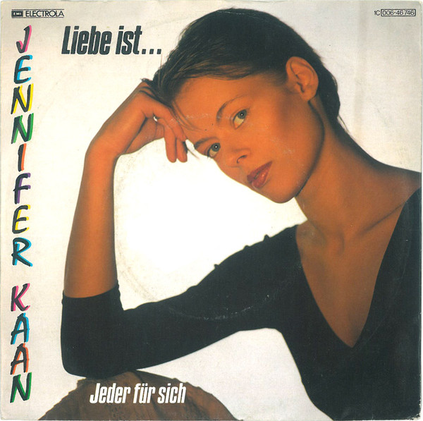 Cover Jennifer Kaan - Liebe Ist... (7, Single) Schallplatten Ankauf