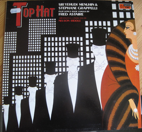 Cover Sir Yehudi Menuhin* & Stéphane Grappelli, Nelson Riddle - Top Hat (LP, Album, RE) Schallplatten Ankauf