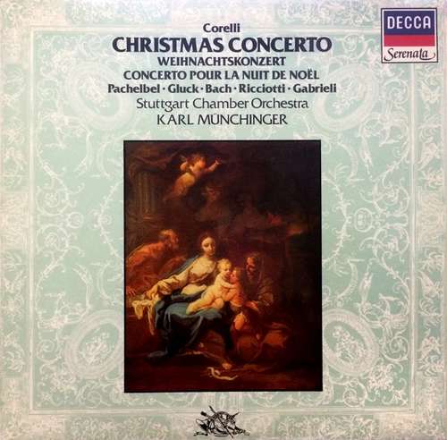 Cover Corelli*, Ricciotti*, Gluck*, Pachelbel*, Stuttgart Chamber Orchestra*, Münchinger* - Christmas Concerto (LP) Schallplatten Ankauf