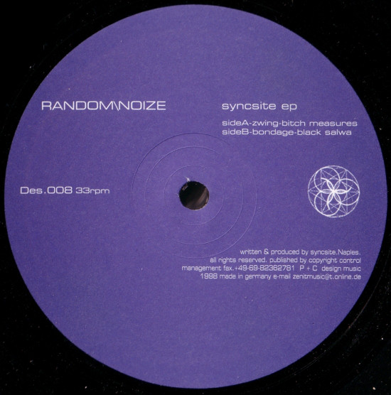 Cover Random / Noize - Syncsite EP (12, EP) Schallplatten Ankauf