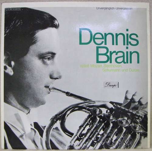 Cover Dennis Brain, Mozart*, Beethoven*, Schumann*, Dukas* - Dennis Brain Spielt Mozart, Beethoven, Schumann, Dukas (LP, Mono) Schallplatten Ankauf
