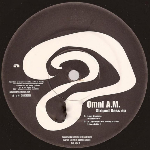 Cover Omni A.M. - Striped Bass EP (12, EP) Schallplatten Ankauf