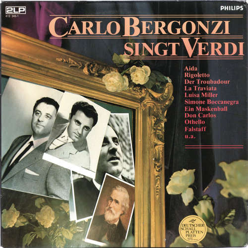 Cover Verdi* - Carlo Bergonzi - Carlo Bergonzi Singt Verdi (2xLP + Box) Schallplatten Ankauf