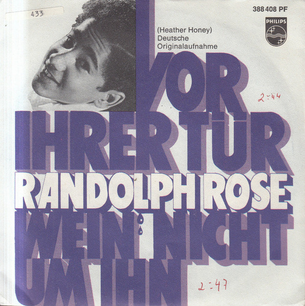Cover Randolph Rose - Vor Ihrer Tür / Wein' Nicht Um Ihn (7, Single) Schallplatten Ankauf