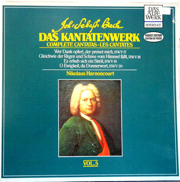 Cover Bach* - Kantatenwerk · Complete Cantatas | BWV 17-20 | 5 (2xLP, RE, Gat) Schallplatten Ankauf