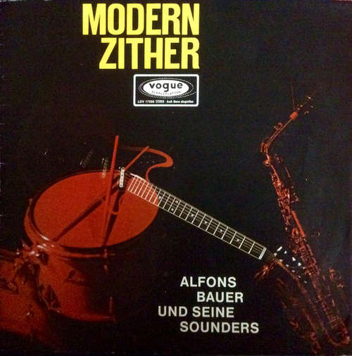 Cover Alfons Bauer Und Seine Sounders - Modern Zither (LP) Schallplatten Ankauf