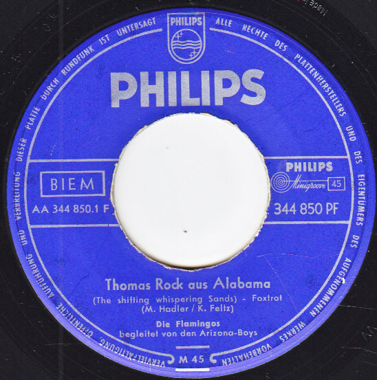 Bild Die Flamingos - Thomas Rock Aus Alabama / Oklahoma-Tom (7, Single) Schallplatten Ankauf