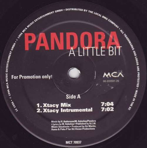 Cover Pandora - A Little Bit (12, Promo) Schallplatten Ankauf